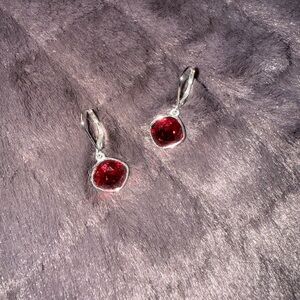 Touchstone Crystal Siam Drop Earrings